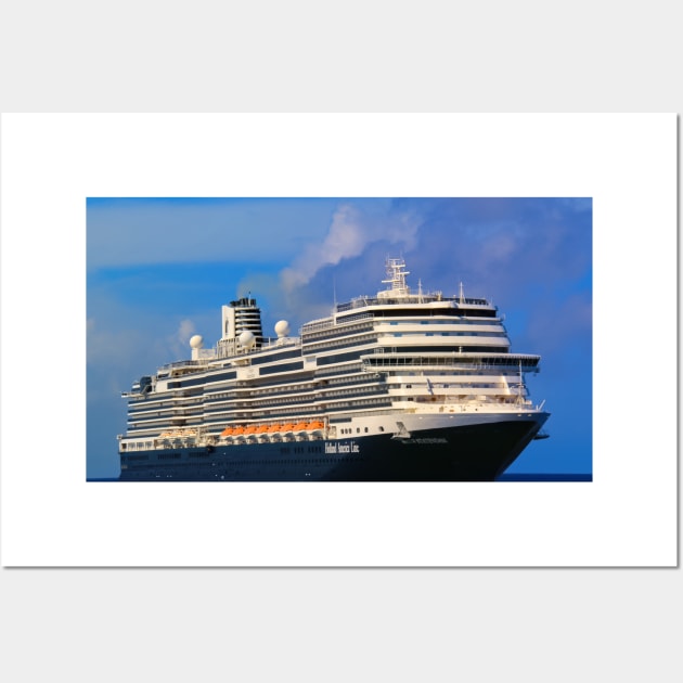 Nieuw Statendam in Half Moon Cay Wall Art by tgass